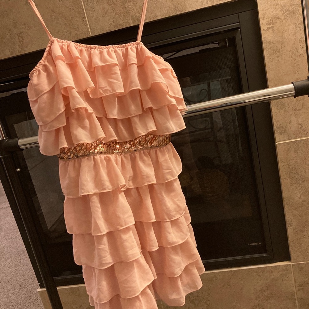 Pink Color Party Dress